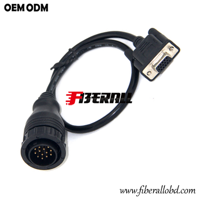 Cable de diagnóstico de automóvil HDB15P a BENZ 14Pin OBD1