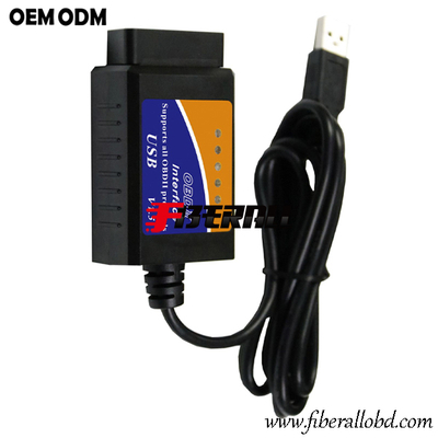 Lector de código USB para coche ELM327 y comprobador de motor OBD