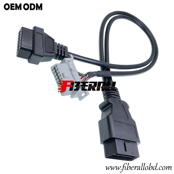 Cable de conversión de divisor OBD2 macho a OBD-II hembra